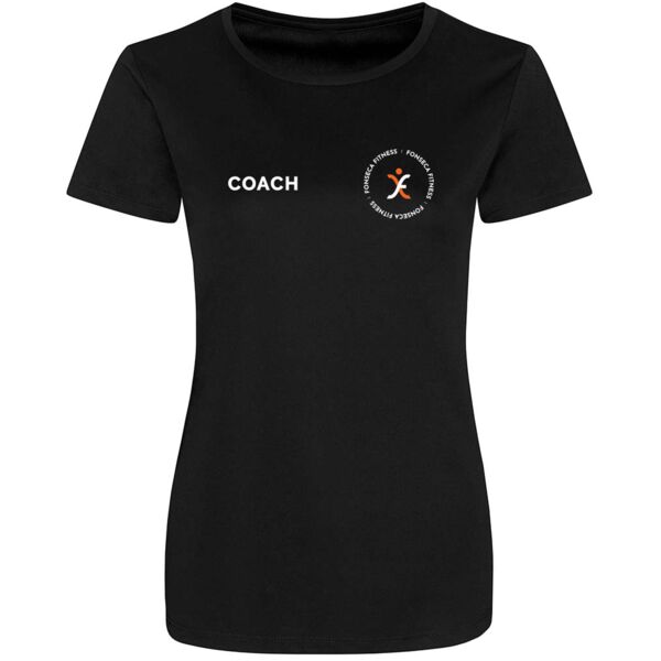 Coach Ladies Smooth Wicking T-Shirt Thumbnail